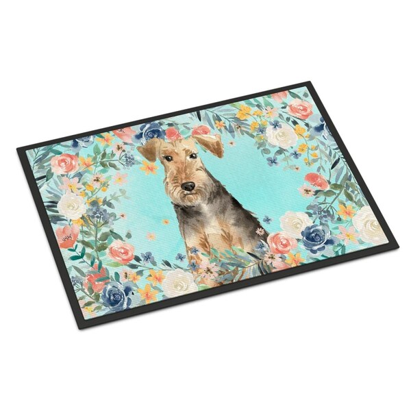 Carolines Treasures 18 x 27 in. Airedale Terrier Indoor or Outdoor Mat CK3405MAT - main